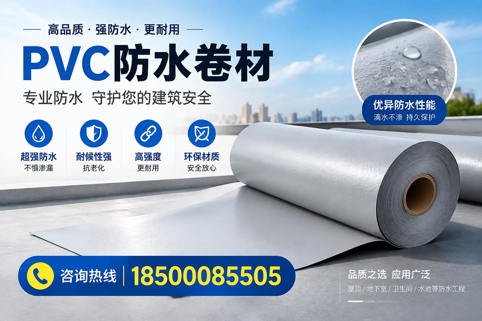 大庆地区pvc防水卷材的市场现状与发展趋势